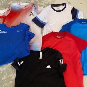 Lot of Kids' Colorful TENNIS Tees